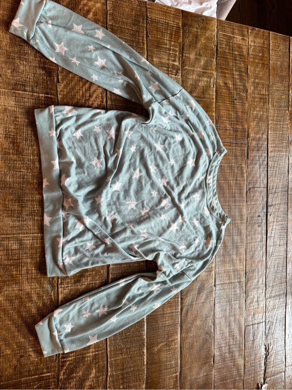 Kids Blue Star-Print Pajama Top